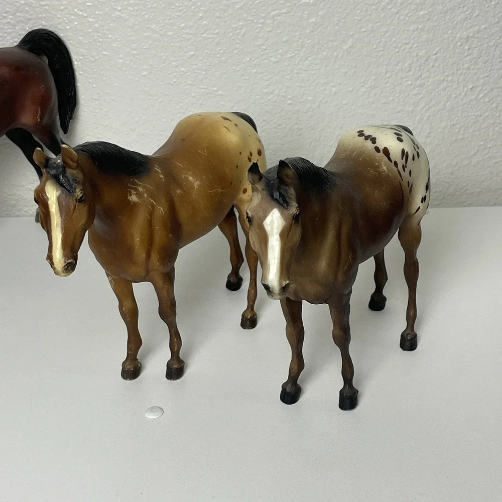 Vintage BREYER Horses Toy Model Figures Mixed LOT of 12 Various Sizes
